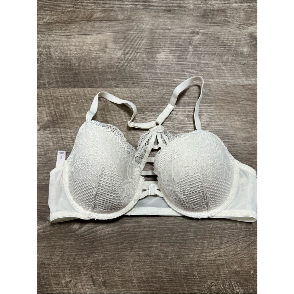 Auden Front Close Lightly Lined Racerback Bra Size 36C